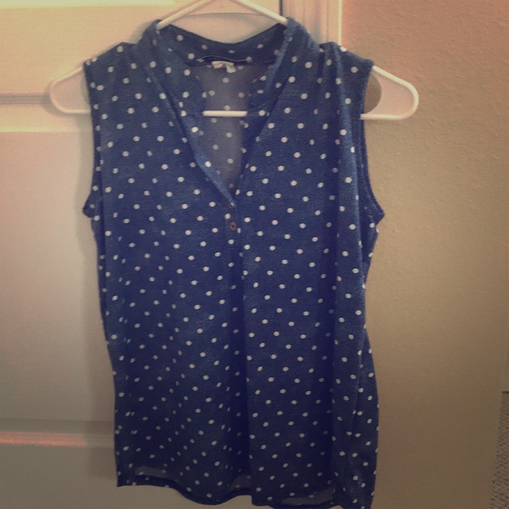 Polka dot blouse
